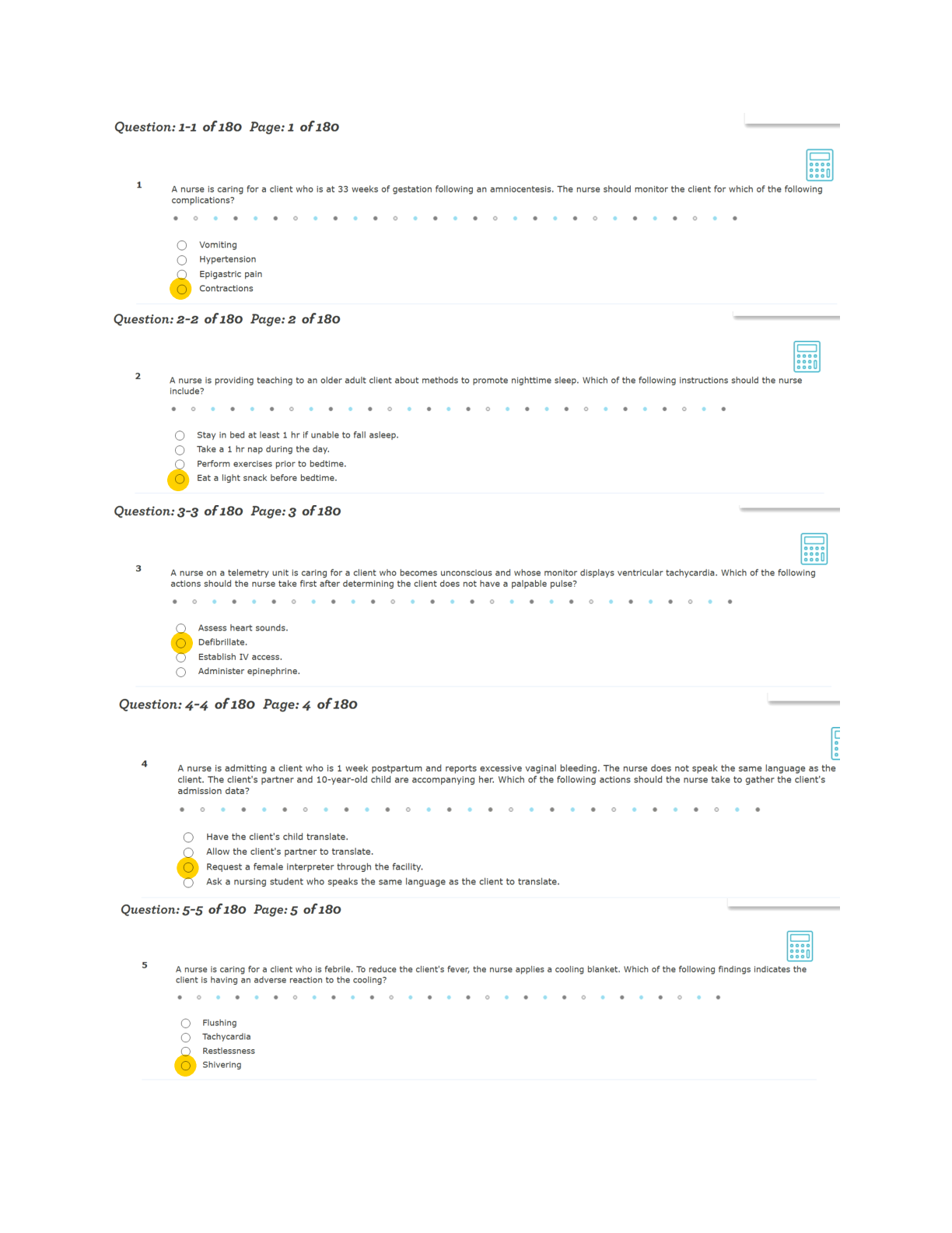 Preview image for RN COMPREHENSIVE PREDICTOR 2016 FORM A (NEW-2021)| VERIFIED, 100% CORRECT DOCUMENT
